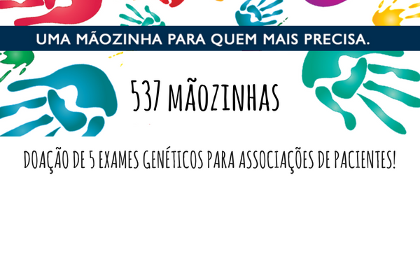 Ação “Dê uma mãozinha a quem precisa” rendeu mais de 500 mãozinhas na última edição do Congresso Brasileiro de Genética Médica